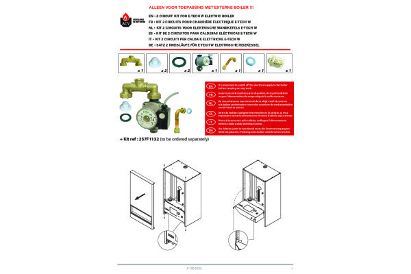 Bekabeling SWW i.c.m. externe boiler v4