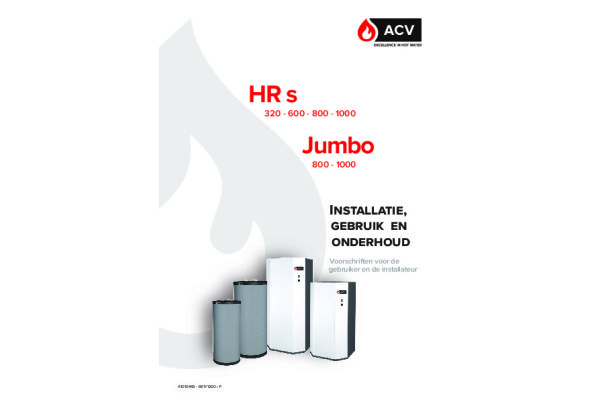 Handleiding HR s & Jumbo versie F