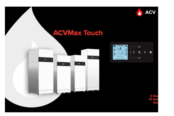 Handleiding ACV MAX HeatMaster TC EVO & WaterMaster EVO