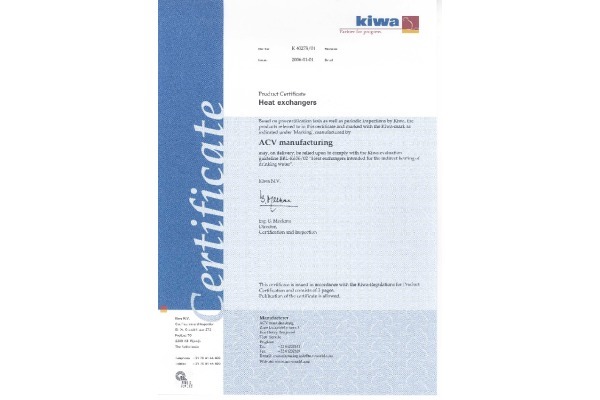 KIWA certificaat Delta range