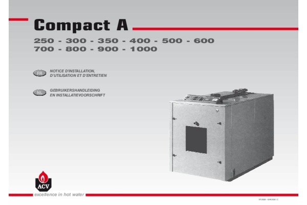 Handleiding Compact A 250-1250