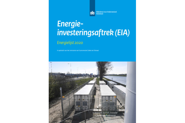 Energie Investeringsaftrek - Energielijst 2020